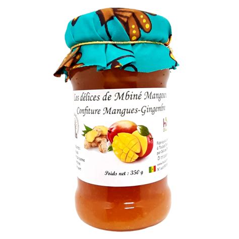 Confiture Mangue Gingembre Plateforme E KOMKOM