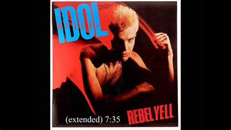 Rebel Yell Extended Billy Idol YouTube