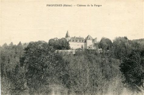 CARTE PROPIERES CHÂTEAU de la Farges EUR 3 45 PicClick FR