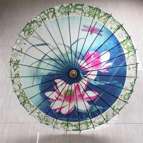 Chinese Oil Paper Umbrella Traditional Asian Parasol