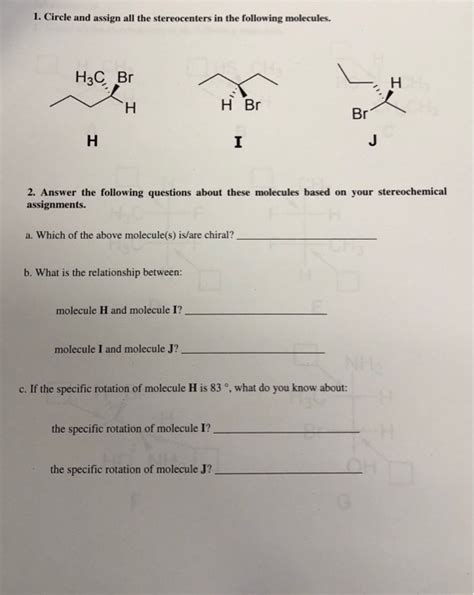 Solved Circle And Assign All The Stereocenters In The Chegg