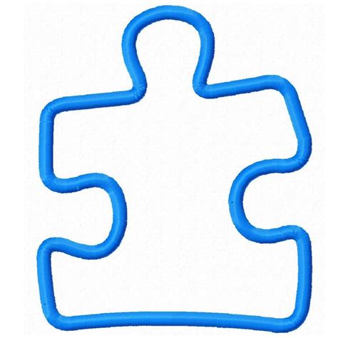 Printable Autism Puzzle Piece - ClipArt Best