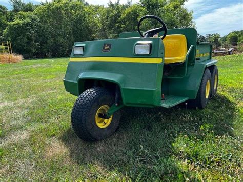 John Deere Amt 626 Gator Hydraulic Dump Box Gas 25x1200 9 Tires Lights Fragodt Auction