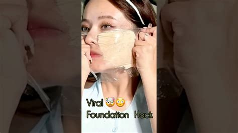 Let S Try Easy Foundation Hack Makeuphacks Makeuptutorial Makeupchallenge Shorts