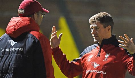 Klopp Says Hed Love Steven Gerrard To Be The Next Liverpool Manager