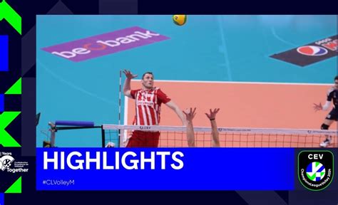 Knack Roeselare Vs Olympiacos Piraeus Match Highlights Vcp Volleyball