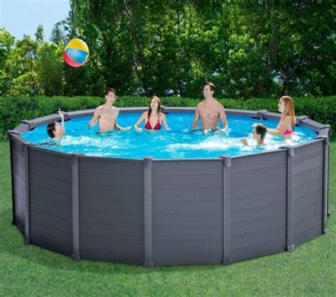 Piscine Graphite INTEX Ronde 4m78 X 1m24 Avis 28382 Accessoires