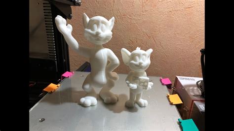 3d Print Timelapse Of Tom And Jerry On Creality Ender 3 Youtube