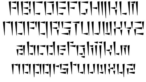 Cuneiform font by Shuji Kikuchi - FontRiver