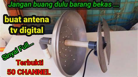 Cara Membuat Antena Tv Digital Outdoor Jernih Tanpa Booster YouTube