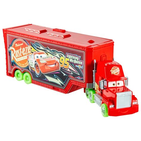 Disney Pixars Cars Glow Racers Transforming Mack Playset Smyths Toys Uk