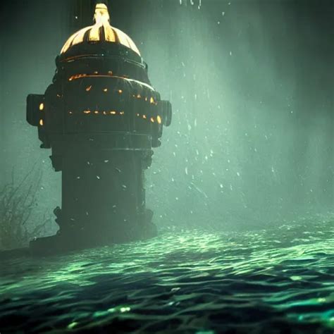 Rapture Bioshock City At Sea Floor Water Submerged Stable