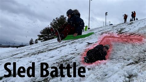 Build A Sled Battle Youtube