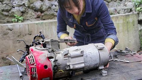 Genius Girl Repairs Kw Gas Generator For A Shop Her Skills Made Boss