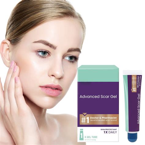 Moisturizer Skin Care Advanced Scar Gel 20g Minimizes New And Old From Burns And Injuries