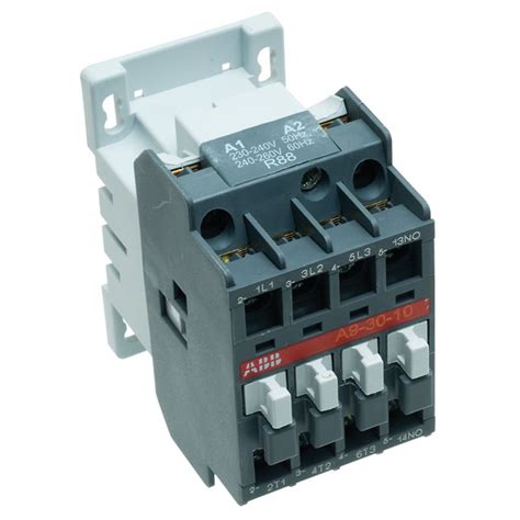 Abb 1sbl141001r8810 Contactor 3 Pole 4kw 9a Ac3 230v Rapid Online