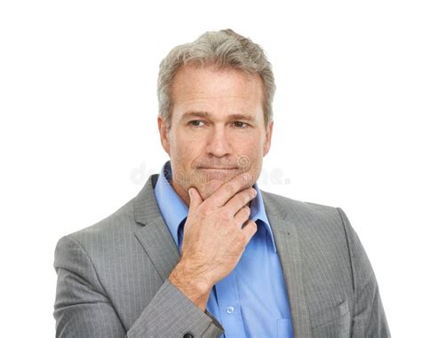 Business Studio And Mature Man Thinking Planning Or Solution For
