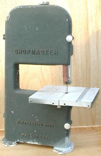 Photo Index Shopmaster Inc Band Saw