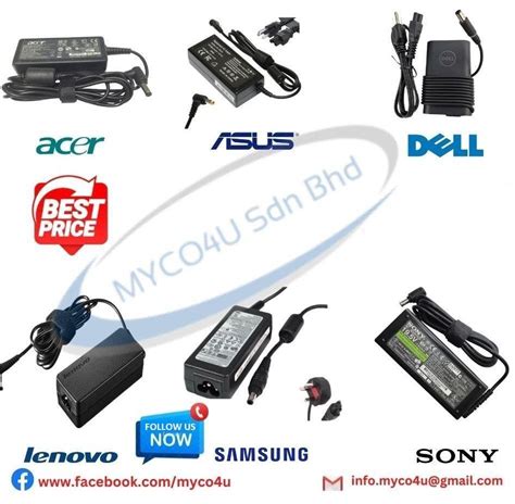 Used Laptop Adapter Charger Of Dell Hp Acer Lenovo Etc Original Myco4u Computers And Tech