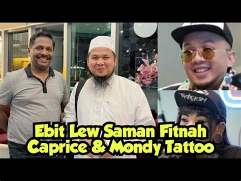 Ebit Lew Saman Caprice Mondy Tattoo YouTube