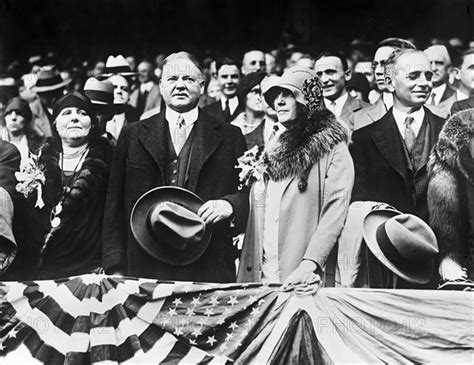 U S President Herbert Hoover And U S First Lady Lou Hoover Attending