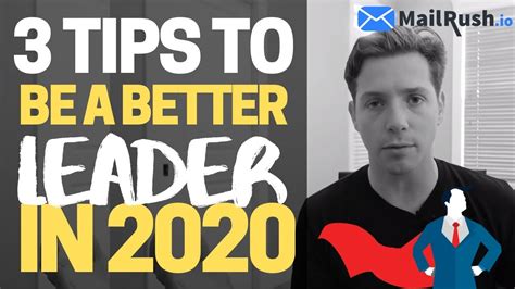 3 Tips To Improve Your Leadership Skills In 2020 Youtube