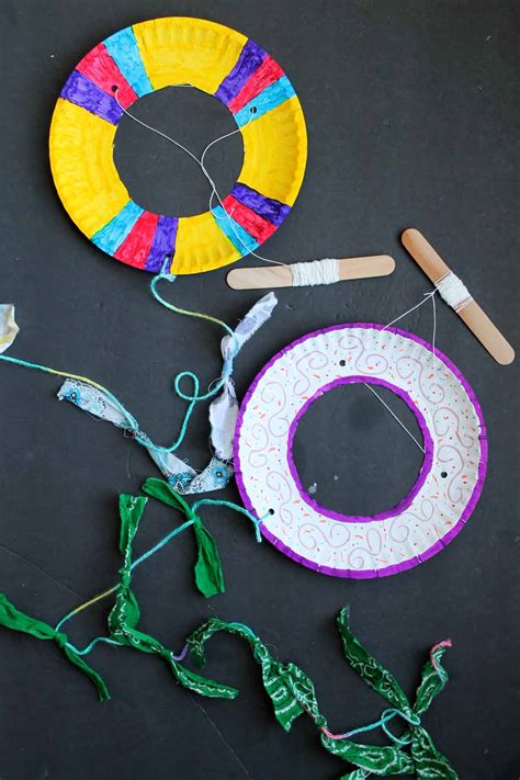 How To Make A Paper Plate Kite For Kids The Country Chic Cottage
