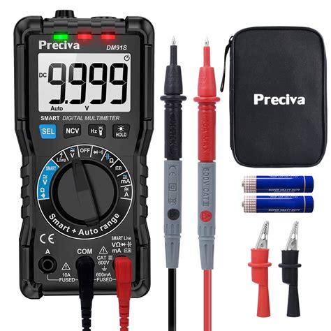 Buy Preciva Digital Multimeter TRMS 10000 Counts LCD Multimeter With