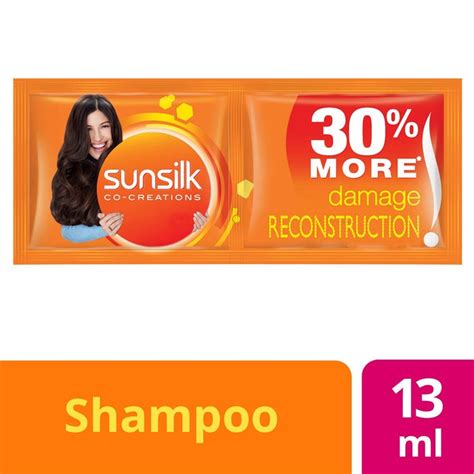 Sunsilk Damage Reconstruction Shampoo Orange 13ml X12pieces Shopee