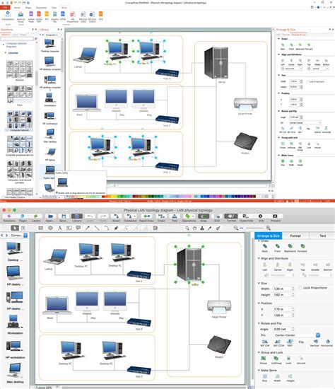 Wireless Network WAN | Physical LAN and WAN diagram - Template | Cisco ...