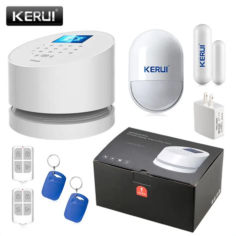 KERUI Wireless Wifi Alarm System IOS Andorid APP Wifi GSM PSTN Line