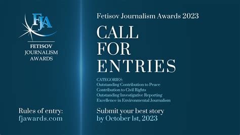 Fetisov Journalism Awards 2023 Young Women Aspire
