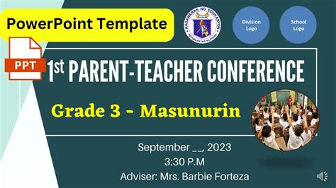 Parent Teacher Conference PowerPoint Template PPT YouTube