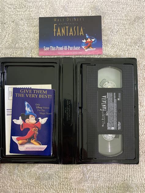 Walt Disney S Masterpiece Fantasia Vhs Ebay