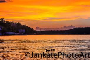 Ducks At Sunset On Lake Of The Ozarks Metal Lake House Decor Nature