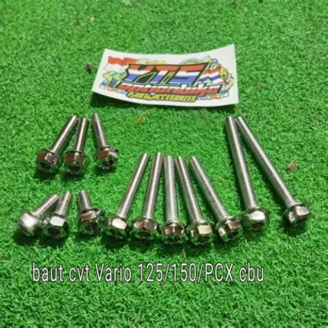 Promo Baut Baud Cvt Set Stainless Kunci Vario Pcx Cbu