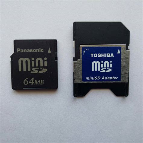 Yahoo オークション Panasonic Minisdカード 64mb Toshiba Minisd Ad