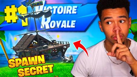 Défi FAIRE TOP 1 avec LES ARMES du SPAWN SECRET du CHAPITRE 3 de