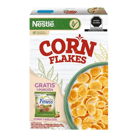 Cereal Integral De Hojuelas De Maíz Corn Flakes Sin Gluten Caja 500 G