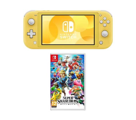 Buy Nintendo Switch Lite Super Smash Bros Ultimate Bundle Yellow