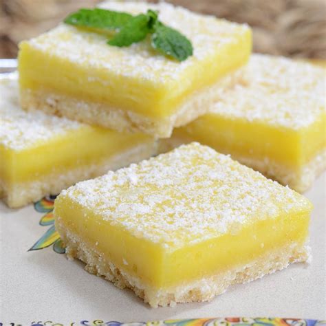 Shortbread Lemon Bars Recipe Dishmaps