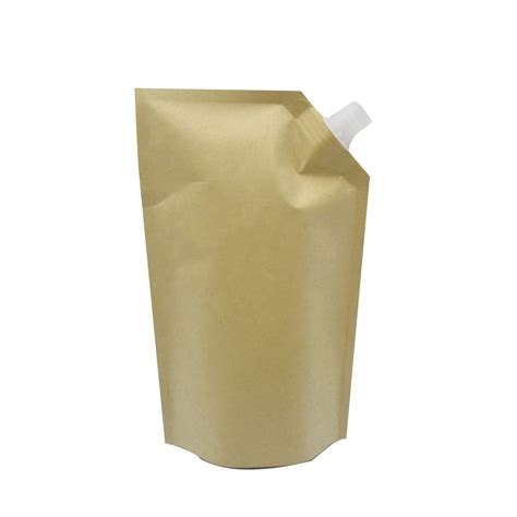 Eco Friendly Printed Packaging Shampoo Spouted Stand Up Pouches With