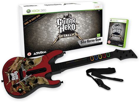 Guitar Hero Metallica Guitar Bundle Xbox 360 Amazon Co Uk PC