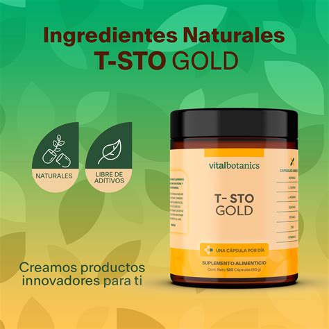 T Sto Gold Vitamina D Potasio Zinc L Arginina L Taurina Gu