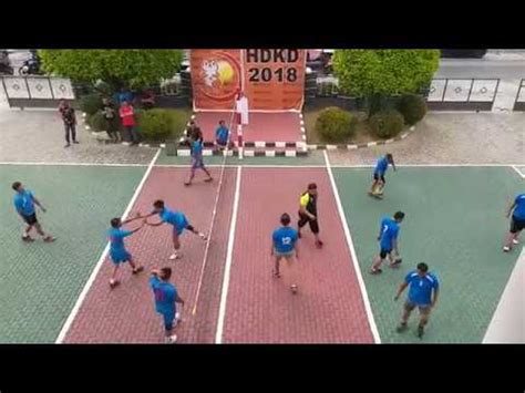 Volley Ball Putra HDKD 2018 Set 2 Kanwil Gorontalo Vs Rupbasan