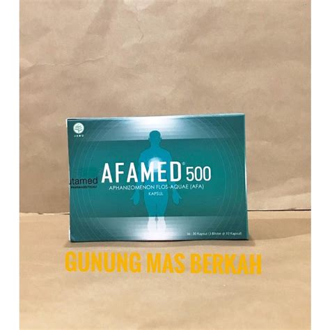 Jual AFAMED Afamed 500mg Kapsul Daya Tahan Tubuh Per Strip Shopee