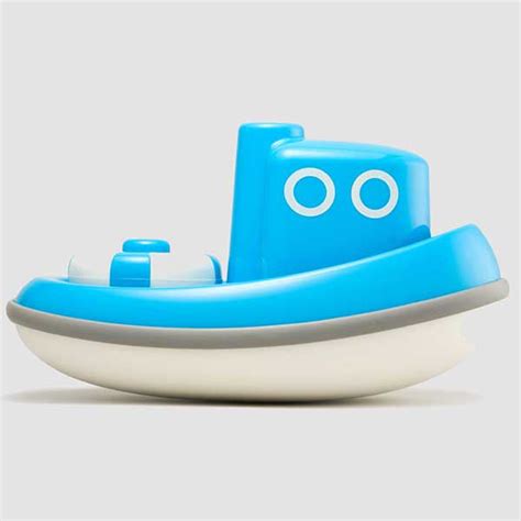 Blue Tug Boat Bath Toy Sweetpea Toys