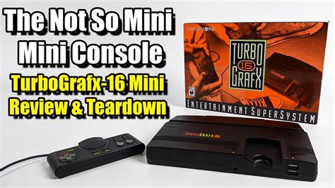 TurboGrafx 16 Mini Review Teardown The Not So Mini Mini Console YouTube