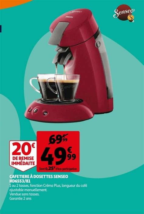 Promo Cafeti Re Dosettes Senseo Hd Chez Auchan Supermarch