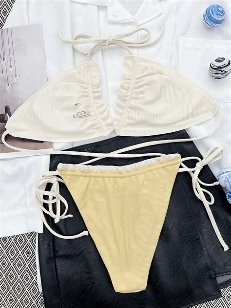 Kadın Mayo Mikro Bikini Seksi Kazan Mayo Brezilya Bikinis Seti Tanga Kadın Yüzme Takımı
